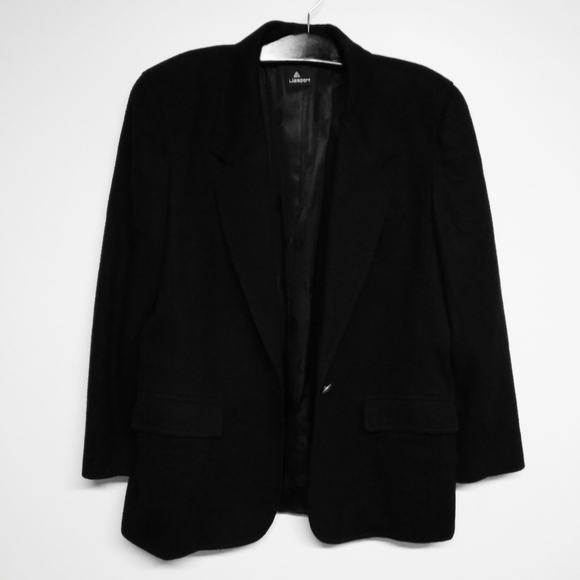 liz sport Jackets & Blazers - Liz Sport Vintage Black Wool Blazer 12